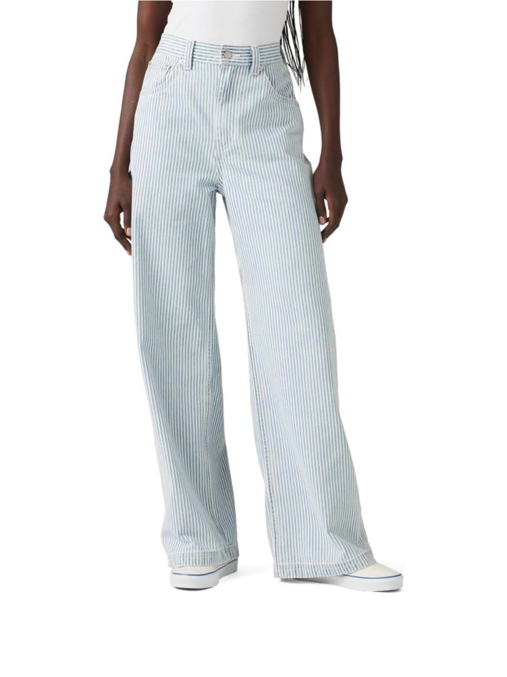 Levi's Women's Cinch Baggy Carpenter Pants Denim Jeans Handy Woman 27